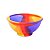 Cuia de Silicone Abduzido Half Sunset – Mix Amarelo Roxo Vermelho - Imagem 1