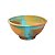 Cuia de Silicone Abduzido Half Sunset – Mix Laranja Amarelo Marrom - Imagem 1