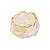 Cinzeiro de Vidro Diamond (Diamante) - Dourado - Imagem 1