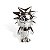 Dichavador de Metal Grande - R&M (Boneco do Rick) – Prata - Imagem 1