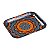 Bandeja de Metal Grande Sadhu - Mix Laranja e Cinza - Imagem 1