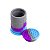 Slick Container Barril de Silicone 11 ml Colmeia - Mix Roxo, Azul e Cinza - Imagem 2