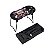 Bandeja De Metal Pequena Oval Com Suporte Estampada - Caveiras - Imagem 2