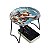 Bandeja De Metal Redonda Com Suporte Estampada - Monkey - Imagem 1