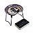 Bandeja De Metal Redonda Com Suporte Estampada - Astro - Imagem 1
