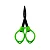 Tesoura Abduzido Dobrável Flip Black - Verde - Imagem 1