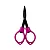 Tesoura Abduzido Dobrável Flip Black - Rosa - Imagem 1