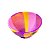 Cuia de Silicone Na Boa - Mix Amarelo Rosa e Roxo - Imagem 1