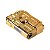 Isqueiro Maçarico Recarregável Formato Pistola com Spinner - Dourado - Imagem 2