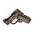 Isqueiro Maçarico Recarregável Formato Pistola com Spinner - Preto - Imagem 3