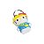 Chaveiro Hello Kitty Silicone Emborrachado – Azul e Amarelo - Imagem 1