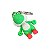 Chaveiro Mario Silicone Emborrachado - Yoshi - Imagem 1