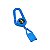 Porta Isqueiro com Chaveiro e Cordão Médio Azul - Bart - Imagem 1