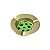Cinzeiro de Metal Pequeno Dourado - Leaves - Imagem 1