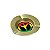 Cinzeiro de Metal Pequeno Dourado - Peace Reggae - Imagem 1