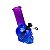 Bong de Vidro Caveira 15cm - Mix Azul e Roxo - Imagem 1