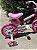 BICICLETA ARO (12) FEMININA COR ROSA/BRANCO S/MARCHA MARCA NATHOR FLOWER COM CESTA - Imagem 6