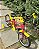 BICICLETA ARO (16) MASCULINA COR VERMELHA/AMARELA S/MARCHA MARCA MILANO GROW UP - Imagem 5