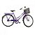 BICICLETA MONARK TROPICAL ARO(26) TAMANHO (M) COR VIOLETA FEMININA - Imagem 1