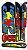 CARTELA DE ADESIVO PARA QUADRO DE BICCLETA CALOI EXPERT AZUL/VERMELHO/AMARELO/PRETO - Imagem 1