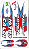 CARTELA DE ADESIVO MTB ASPEN EXTRA BRANCO/VERMELHO/AZUL - Imagem 1