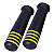 PAR DE MANOPLA PUNHO BIKE MTB NEOPAK PRETO/AMARELO BORRACHA - Imagem 3