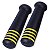 PAR DE MANOPLA PUNHO BIKE MTB NEOPAK PRETO/AMARELO BORRACHA - Imagem 1