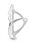 SUPORTE CARAMANHOLA SQUEEZE NYLON BRANCO COM PARAFUSO INOX - Imagem 1