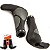 PAR DE MANOPLA PUNHO BIKE MTB ABSOLUTE ERGONOMICA COM BAR END PRETO/CINZA BORRACHA - Imagem 1