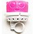 BUZINA FON-FON NEW FACE ROSA COM PARAFUSO - Imagem 1
