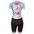 MACAQUINHO CICLISMO FEMININO MAURO RIBEIRO LEAF AZUL TAMANHO G - Imagem 3