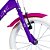 BICICLETA GROOVE MY BIKE ARO(16) TAMANHO (P) COR VIOLETA FEMININA - Imagem 8