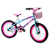 BICICLETA ARO (20) FEMININA COR AZUL CHAMPANHE S/MARCHA MARCA COLLI JULLY - Imagem 1