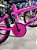 BICICLETA ARO (20) FEMININA COR ROSA NEON S/MARCHA MARCA COLLI JULLY - Imagem 5