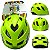 CAPACETE INFANTIL ABSOLUTE KIDS DINOSSAURO VERDE TAMANHO P (48-52) - Imagem 1