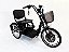 TRICICLO ELÉTRICO DUOS FOX COM CESTA PRETO - Imagem 3