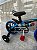 BICICLETA ARO (12) MASCULINA COR AZUL/PRETO S/MARCHA MARCA NATHOR VELOZ - Imagem 7