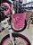 BICICLETA ARO (20) FEMININA COR BRANCA/ROSA S/MARCHA MARCA COLLI JULLY - Imagem 4