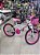 BICICLETA ARO (20) FEMININA COR BRANCA/ROSA S/MARCHA MARCA COLLI JULLY - Imagem 3