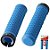 PAR DE MANOPLA PUNHO BIKE MTB ABSOLUTE AZUL BORRACHA - Imagem 2