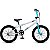BICICLETA ARO (20) MASCULINA COR BRANCO/AZUL S/MARCHA MARCA PROX SERIE 5 - Imagem 1