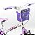 BICICLETA TK3 TRACK ARO(16) COR PINKY/BRANCO/LILAS FEMININA - Imagem 4