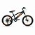BICICLETA ARO (20) MASCULINA COR PRETA/LARANJA FOSCO C/MARCHA 7V MARCA RAVA PRESSURE - Imagem 1