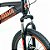 BICICLETA ARO (20) MASCULINA COR PRETA/LARANJA FOSCO C/MARCHA 7V MARCA RAVA PRESSURE - Imagem 8