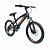 BICICLETA ARO (20) MASCULINA COR PRETA/LARANJA FOSCO C/MARCHA 7V MARCA RAVA PRESSURE - Imagem 2