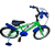 BICICLETA ARO (16) MASCULINA COR VERDE KAWASAKI/AZUL S/MARCHA MARCA MILANO GROW UP - Imagem 3