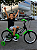 BICICLETA ARO (16) MASCULINA COR PRETO/VERDE S/MARCHA MARCA MILANO GROW UP - Imagem 1