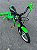 BICICLETA ARO (16) MASCULINA COR PRETO/VERDE S/MARCHA MARCA MILANO GROW UP - Imagem 7