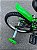 BICICLETA ARO (16) MASCULINA COR PRETO/VERDE S/MARCHA MARCA MILANO GROW UP - Imagem 3