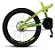 BICICLETA ARO (20) MASCULINA COR AMARELO NEON S/MARCHA MARCA COLLI MAX BOY CROSS - Imagem 2